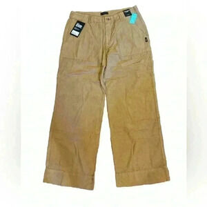 Women’s Brown Corduroy‎ Pants Relaxed Fit Workwear 32x30 Silver Jeans NEW